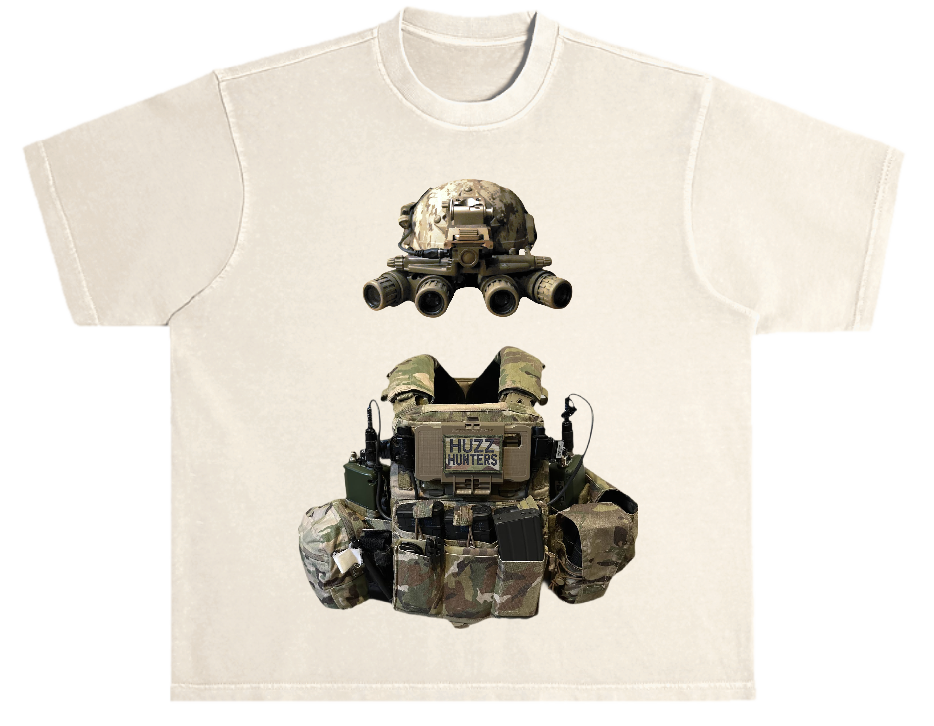 "NODS" TEE GARMENT DYED